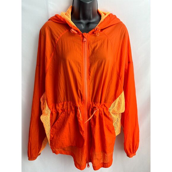 FP Movement by Free People Orange Hooded Jacket - Picture 1 of 12